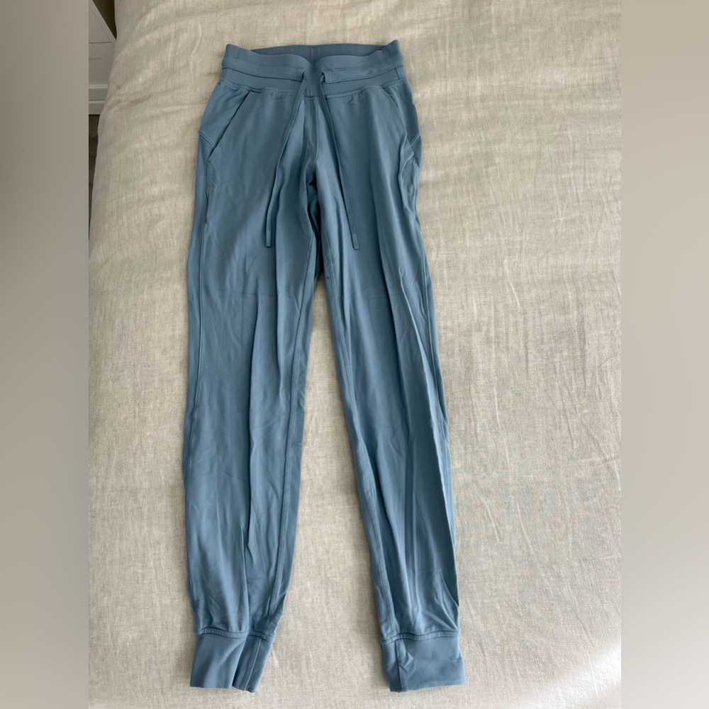 Lululemon, light blue joggers